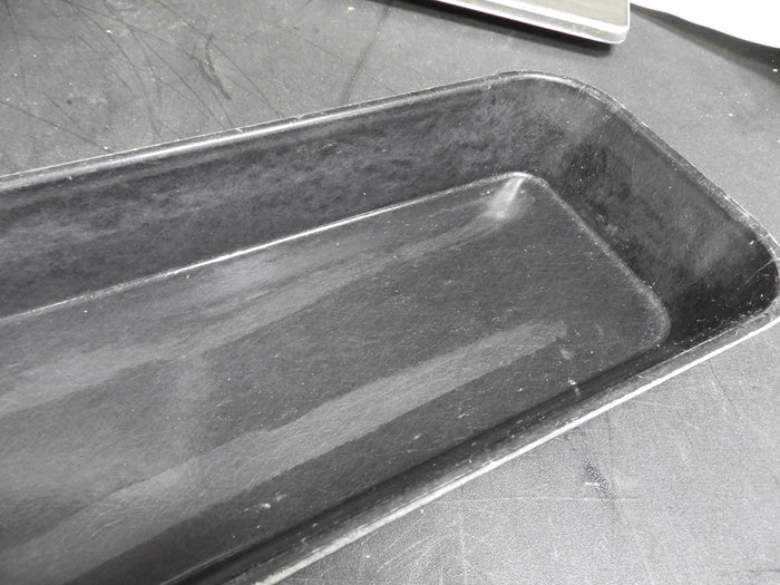 Used Cambro 6302MT142 Black Fiberglass Market Pan 7" x 30" - Falcon Restaurant Supply - 2