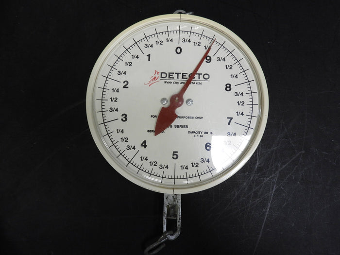Used Cardinal Detecto MCS - 20F 20lb Dual Faced Hanging Scale - Falcon Restaurant Supply - 1