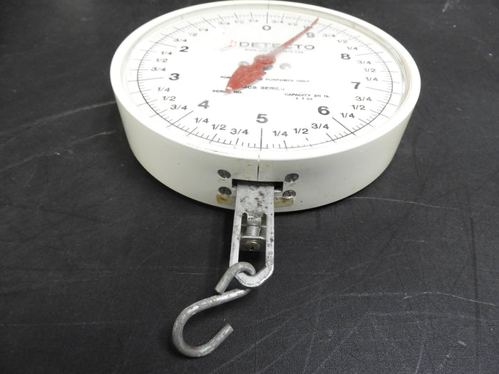 Used Cardinal Detecto MCS - 20F 20lb Dual Faced Hanging Scale - Falcon Restaurant Supply - 2