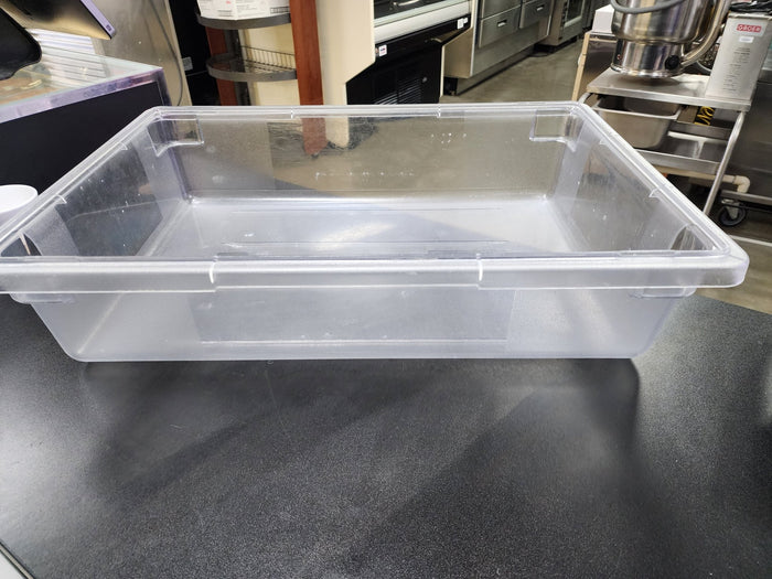 Used Carlisle 1062107 Clear StorPlus 8.5 Gallon Polycarbonate Food Storage Box - Falcon Restaurant Supply - 2