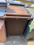 Used Carlisle 125lb Mobile Ice Bin Caddy - SS137 - Falcon Restaurant Supply - 1