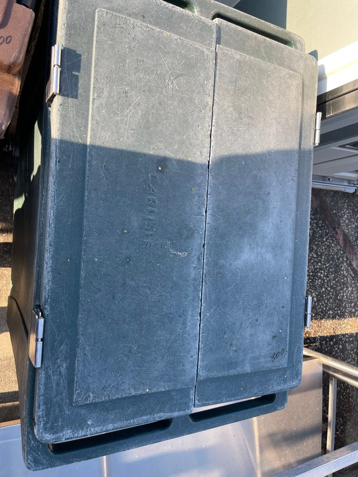 Used Carlisle Insulated 200lb Mobile Ice Caddy Bin - Plastic SS136 - Falcon Restaurant Supply - 2