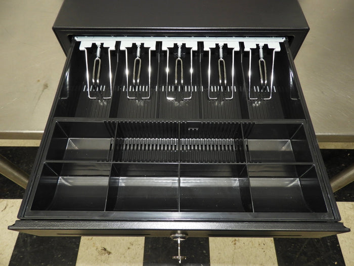 Used Cash Register Money Drawer with Insert and Key - Falcon Restaurant Supply - 7