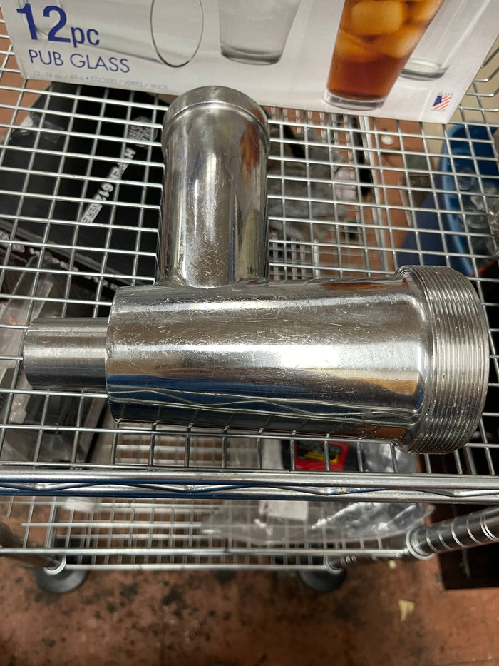 Used Commercial Meat Grinder Housing Assembly with Bushing - Falcon Restaurant Supply - 1