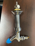 Used Complete Beer Tap Stainless Faucet, 4" Shank and 1/4" Barbed Nipple - Falcon Restaurant Supply - 1