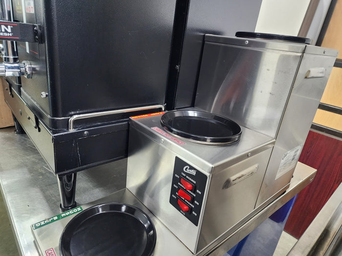 Used Curtis AW - 3SR - 10 3 Station Step - Up Coffee Pot Warmer, 120v - Falcon Restaurant Supply - 2