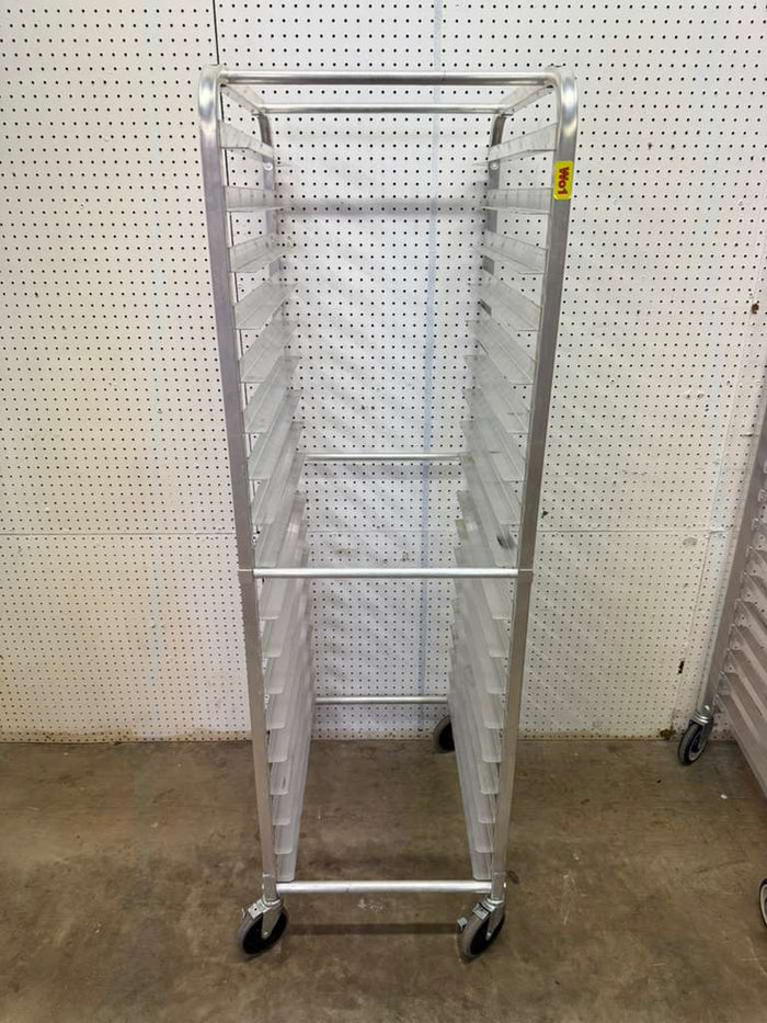 Used Don 1141732 18 Slot Sheet Pan Rack on Casters - WO1 - Falcon Restaurant Supply - 1