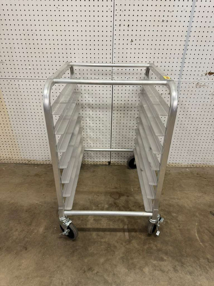 Used Don 1141733 7 Slot Sheet Pan Rack on Casters - WO1 - Falcon Restaurant Supply - 1