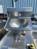 Used Eagle Stainless Steel Hands free Sink - SS147 - Falcon Restaurant Supply - 1