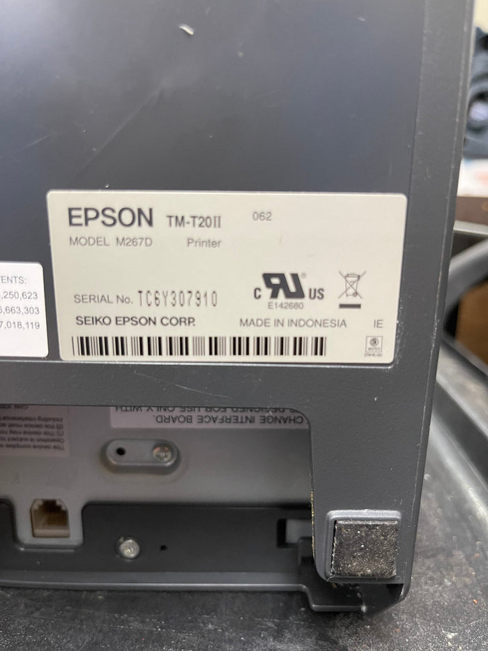 Used Epson TM - T20ii POS Thermal Receipt Printer M267D - HLR - Falcon Restaurant Supply - 8