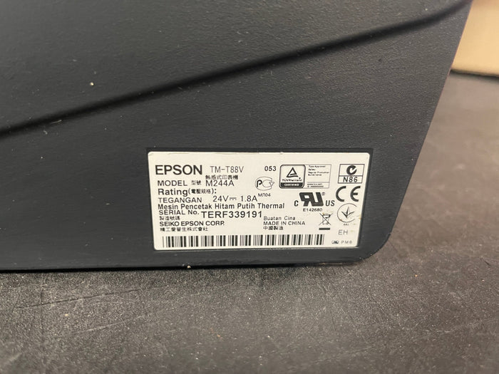 Used Epson TM - T88V USB Thermal POS Receipt Printer Model M244A - Falcon Restaurant Supply - 2