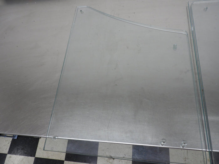 Used Excellence EDC - 4 Straight Glass Replacement Sneeze Guard ACSG - 00001 - Falcon Restaurant Supply - 3