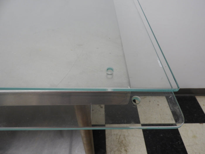 Used Excellence EDC - 4 Straight Glass Replacement Sneeze Guard ACSG - 00001 - Falcon Restaurant Supply - 5