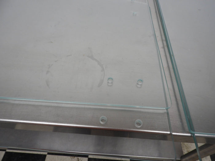 Used Excellence EDC - 4 Straight Glass Replacement Sneeze Guard ACSG - 00001 - Falcon Restaurant Supply - 6