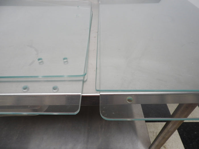 Used Excellence EDC - 4 Straight Glass Replacement Sneeze Guard ACSG - 00001 - Falcon Restaurant Supply - 7