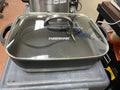 Used Farberware Royalty 7 Quart XL Nonstick Electric Black Skillet - Shir - Falcon Restaurant Supply - 1