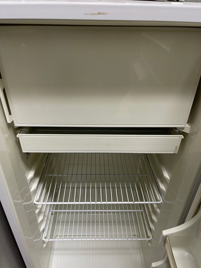 Used GE Single Door White Refrigerator with Freezer 120V - Falcon Restaurant Supply - 5
