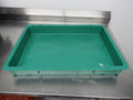 Used Green DoughMate CPT - 7D Commercial Plastic Dough Tray 26"Lx18"Wx3"H - Falcon Restaurant Supply - 1