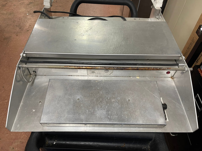 Used Heat Seal Food Wrapper 18" Width Single Roll 6X15 Hotplate 120V - Falcon Restaurant Supply - 1