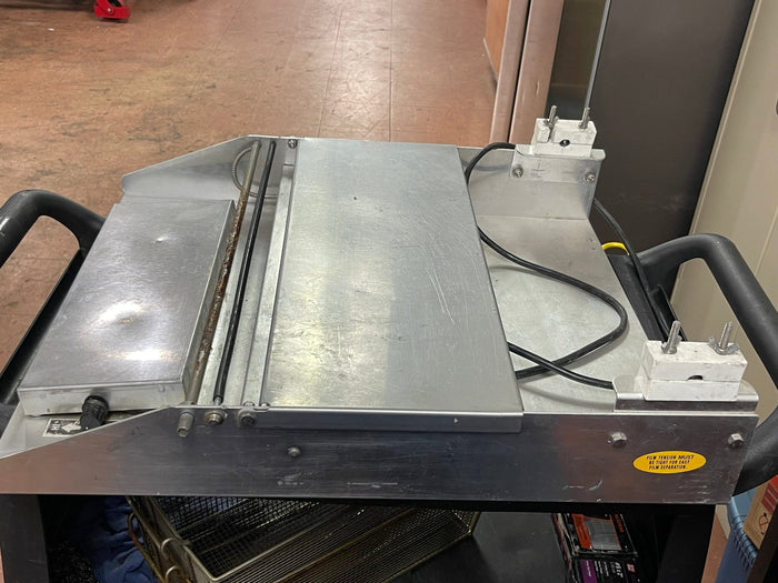 Used Heat Seal Food Wrapper 18" Width Single Roll 6X15 Hotplate 120V - Falcon Restaurant Supply - 3