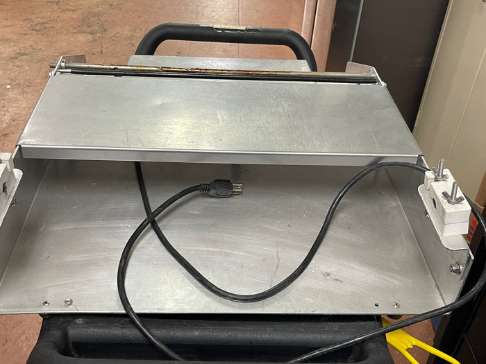 Used Heat Seal Food Wrapper 18" Width Single Roll 6X15 Hotplate 120V - Falcon Restaurant Supply - 4