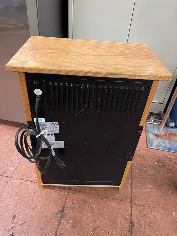 Used Heat Surge X1 Movable Electric Fireplace Heater - Falcon Restaurant Supply - 2