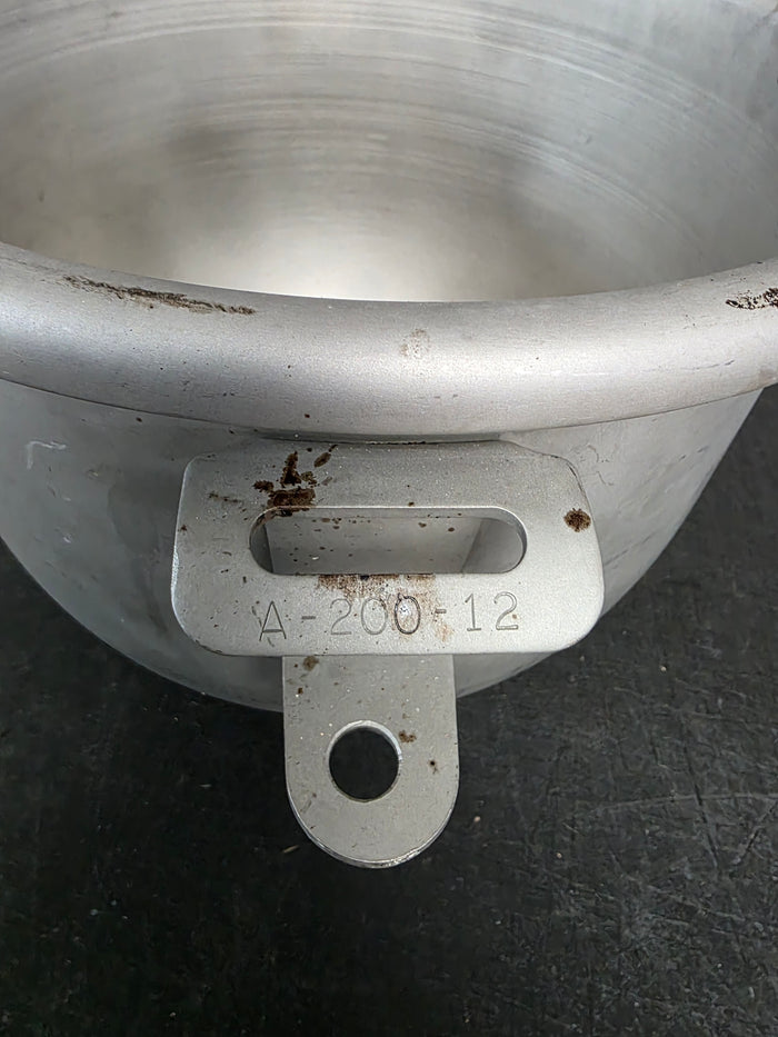 Used Hobart A-200-12 Mixing Bowl for 12Qt Mixer - SU2
