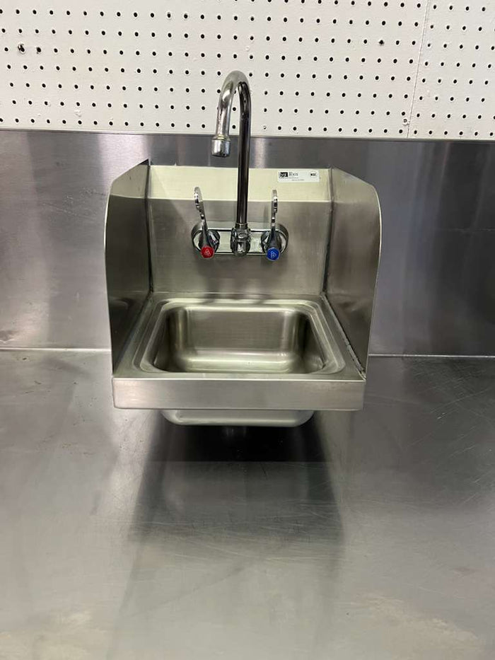 Used John Boos PBHS - W - 0909 Stainless Steel Hand Sink with Faucet - Falcon Restaurant Supply - 1