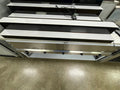 Used LED Baseline 60" 2 Tier LED Lighted Liquor Display Shelf 120V Black - Falcon Restaurant Supply - 1