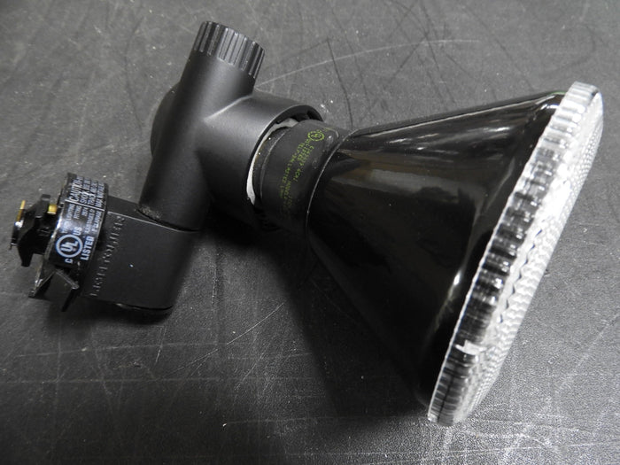 Used Lightolier 8201BK Track Lighting Par - Tech Low Profile Adapter, Black - Falcon Restaurant Supply - 1
