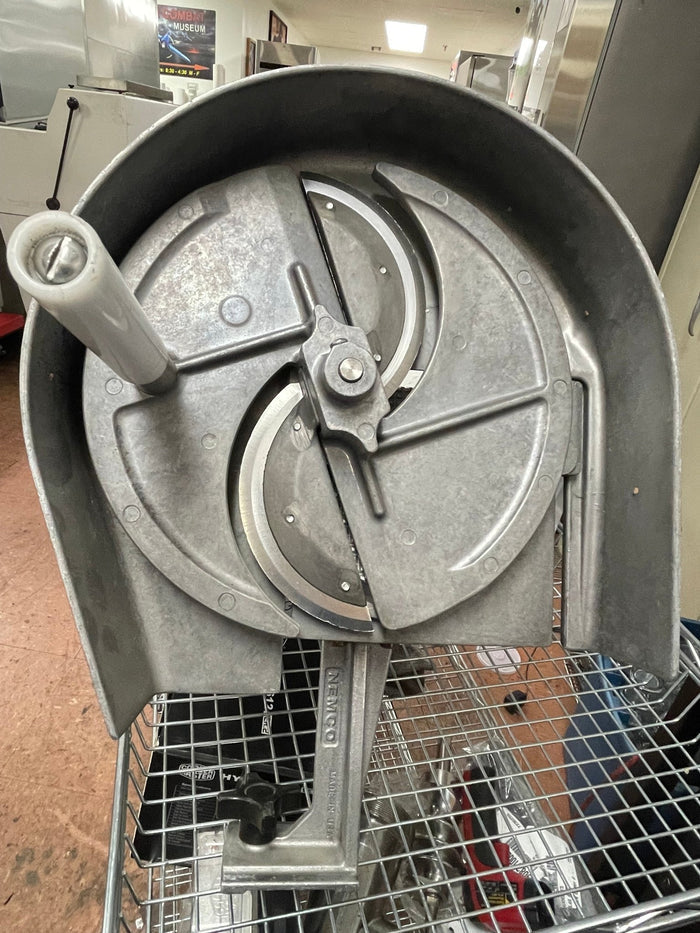 Used Nemco 55200AN Stainless Steel Manual Food Slicer - Falcon Restaurant Supply - 1