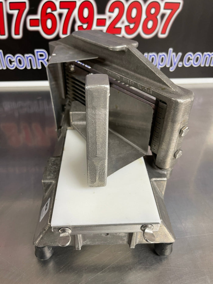 Used Nemco 55600 - 2 Commercial Easy Tomato Slicer 1/4" Slices New Blades - Falcon Restaurant Supply - 3