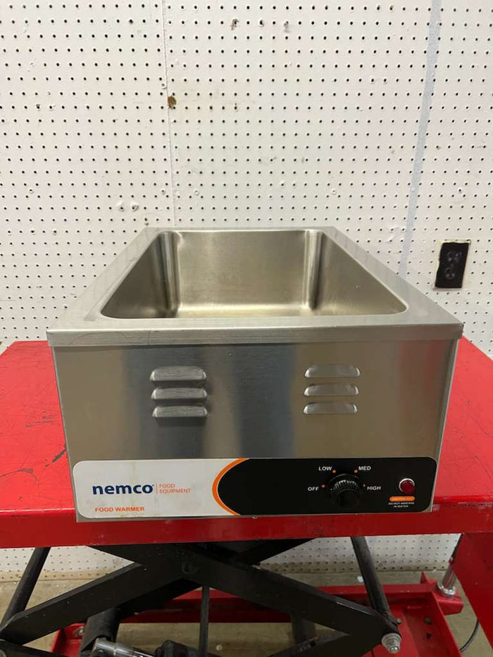 Used Nemco 6055A Stainless Countertop Food Warmer - 120V, 1200W - Falcon Restaurant Supply - 1