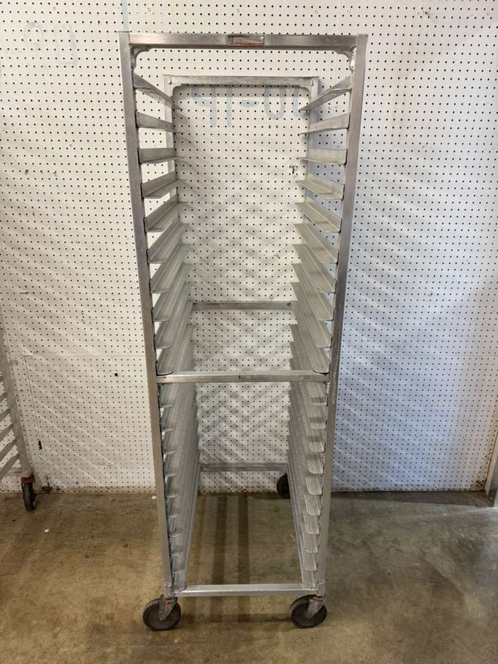 Used New Age 20 Slot Sheet Pan Rack on Casters - Falcon Restaurant Supply - 1