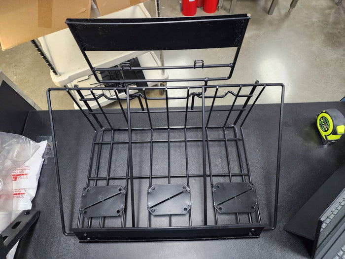 Used Newco 111191 Airpot Black 3 Caddy Side by SIde - Falcon Restaurant Supply - 2
