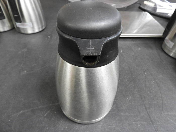 Used Newco 111386 1.2L Vaculator Thermal Carafe - Stainless Steel - Falcon Restaurant Supply - 2