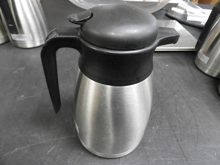 Used Newco 111386 1.2L Vaculator Thermal Carafe - Stainless Steel - Falcon Restaurant Supply - 3