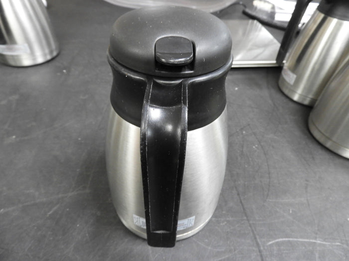 Used Newco 111386 1.2L Vaculator Thermal Carafe - Stainless Steel - Falcon Restaurant Supply - 4