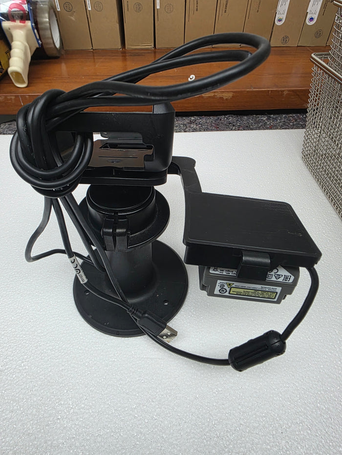 Used POS Payment Terminal Stand with Datalogic Barcode Reader - RK