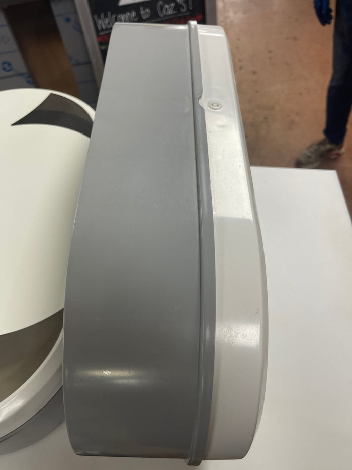 Used Sanis Traditional Double Roll Toilet Paper Dispenser Without Key - Coz - Falcon Restaurant Supply - 2