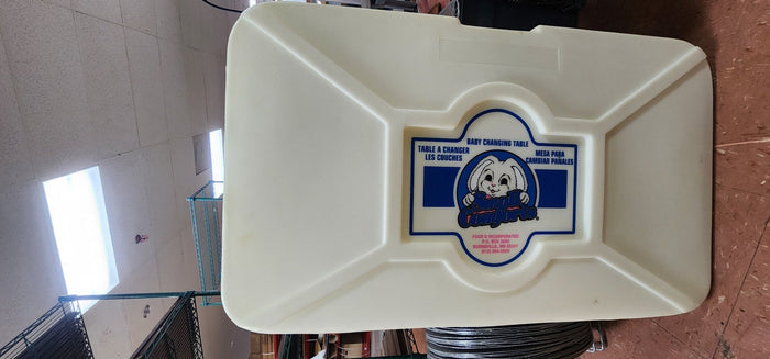 Used Small Comforts Commercial Baby Diaper Changing Table Wall Mount - Falcon Restaurant Supply - 1