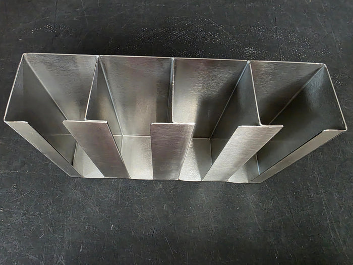 Used Stainless Steel 4 Compartment Drink Lid Organizer