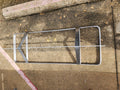 Used Stainless Steel Ceiling - Mounted Pot Rack - 60" - Falcon Restaurant Supply - 1