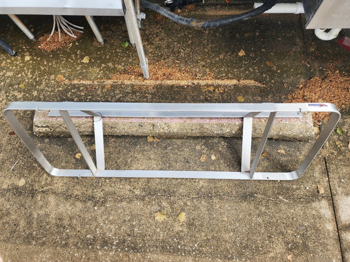 Used Stainless Steel Ceiling - Mounted Pot Rack - 60" - Falcon Restaurant Supply - 2