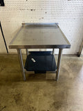 Used Stainless Steel Equipment Stand with Shelf - WO1 - Falcon Restaurant Supply - 1