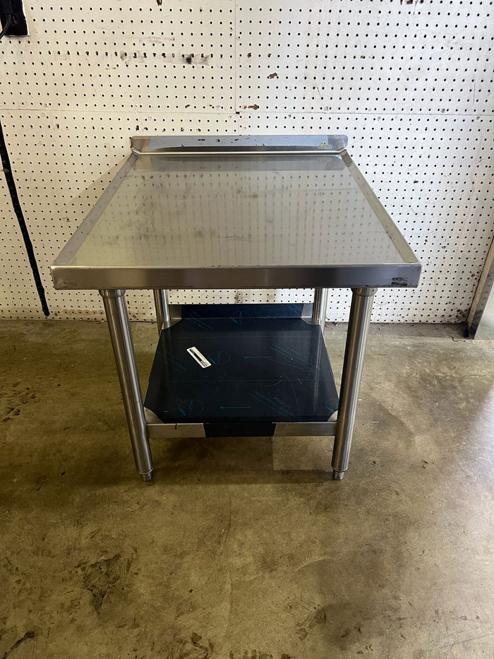 Used Stainless Steel Equipment Stand with Shelf - WO1 - Falcon Restaurant Supply - 1