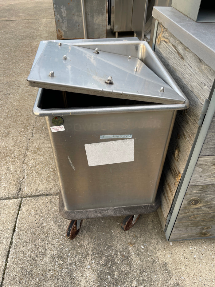 Used Stainless Steel Ingredient Bin - SS395