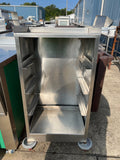 Used Stainless Steel Tray Serving Cart - SS50 - Falcon Restaurant Supply - 1