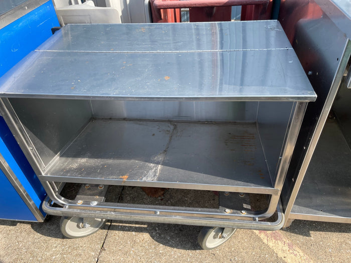Used Stainless Steel Utility Cart - SS52 - Falcon Restaurant Supply - 1