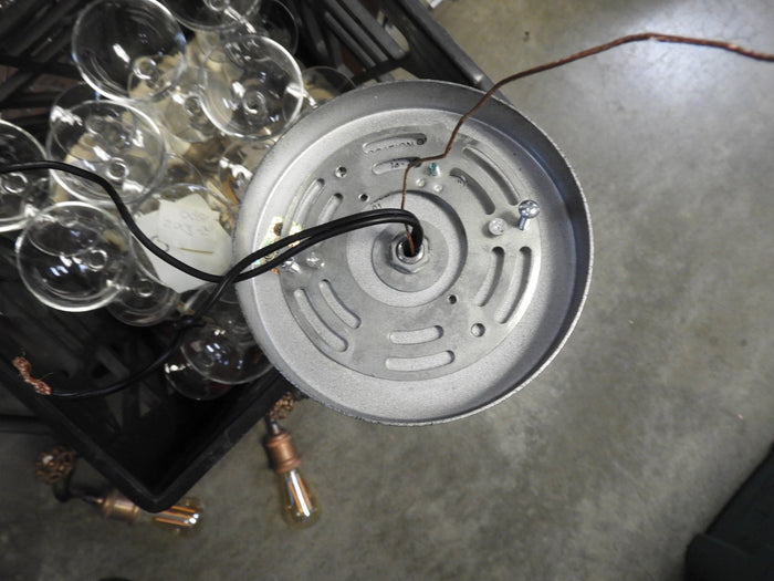 Used Steampunk Industrial Water Pipe and Spigot 2 LED Ceiling Light - Falcon Restaurant Supply - 2
